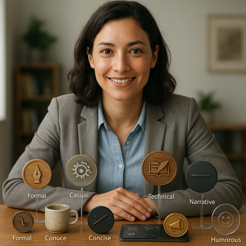 Certainly! Please provide the writing style you’d like