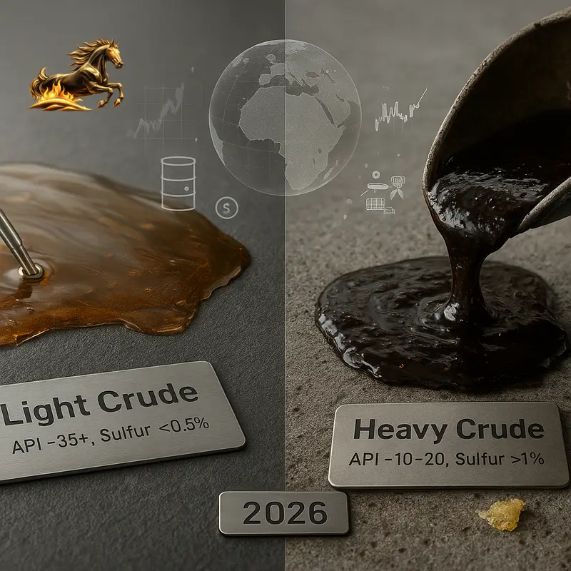 Light vs Heavy Crude Oil: Your 2026 Guide