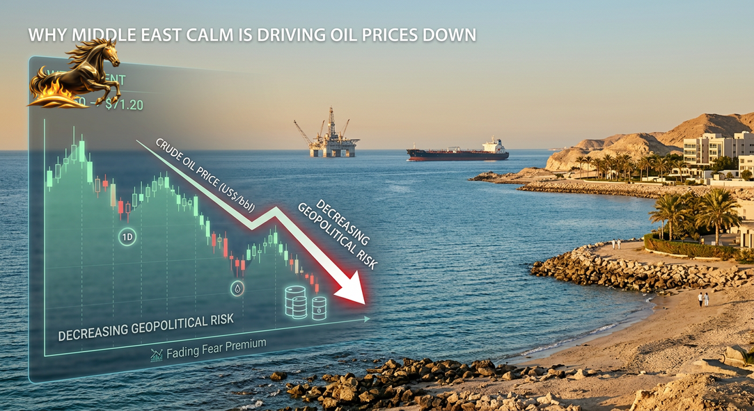 Why Middle East Calm Is Driving Oil Prices
